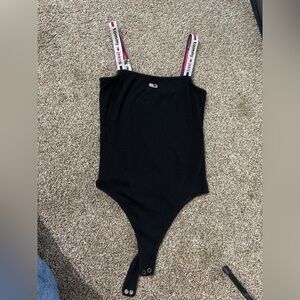 Tommy Hilfiger Black Tank Top Bodysuit